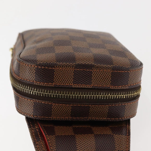 LOUIS VUITTON Damier Ebene Geronimos Shoulder Bag N51994 LV Auth 147134