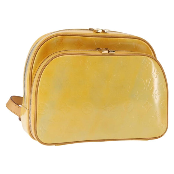 LOUIS VUITTON Monogram Vernis Marley Backpack Gris M91038 LV Auth 147135