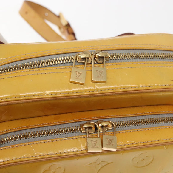 LOUIS VUITTON Monogram Vernis Marley Backpack Gris M91038 LV Auth 147135