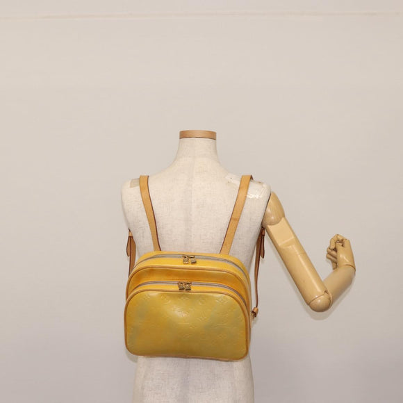 LOUIS VUITTON Monogram Vernis Marley Backpack Gris M91038 LV Auth 147135