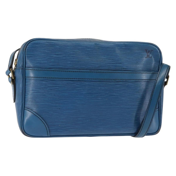 LOUIS VUITTON Epi Trocadero 27 Shoulder Bag Blue M52315 LV Auth 147137