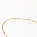 Salvatore Ferragamo Chain Gancini Shoulder Bag Enamel Black Gold Auth 147138-8