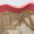 PRADA Hand Bag Nylon Pink Gold Auth 147140-19