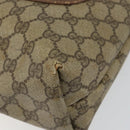 GUCCI GG Supreme Web Sherry Line Tote Bag PVC Beige Gold 002 58 6487 Auth 147143-8