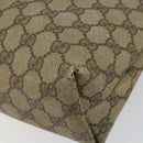 GUCCI GG Supreme Web Sherry Line Tote Bag PVC Beige Gold 002 58 6487 Auth 147143-16