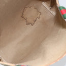 GUCCI GG Supreme Web Sherry Line Tote Bag PVC Beige Gold 002 58 6487 Auth 147143-11