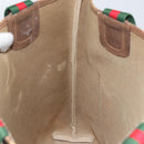 GUCCI GG Supreme Web Sherry Line Tote Bag PVC Beige Gold 002 58 6487 Auth 147143-20