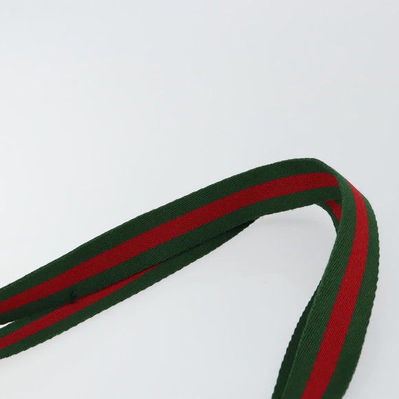 GUCCI GG Supreme Web Sherry Line Tote Bag PVC Beige Gold 002 58 6487 Auth 147143