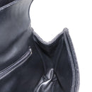 BALLY Chain Shoulder Bag Leather Black Auth 147146-19