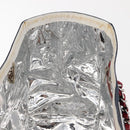 CHANEL Choco Bar Chain Tote Bag No5 Canvas Navy Silver CC Auth 147149-17