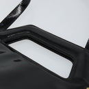 Salvatore Ferragamo Gancini Hand Bag Enamel 2way Black Gold Auth 147151-14