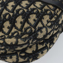 Christian Dior Trotter Canvas Shoulder Bag Navy Auth 147153-12