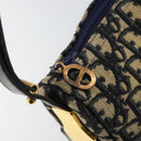 Christian Dior Trotter Canvas Shoulder Bag Navy Auth 147153-15