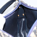 Christian Dior Trotter Canvas Shoulder Bag Navy Auth 147153-18