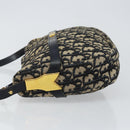 Christian Dior Trotter Canvas Shoulder Bag Navy Auth 147153-5