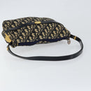 Christian Dior Trotter Canvas Shoulder Bag Navy Auth 147153-7