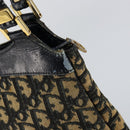 Christian Dior Trotter Canvas Shoulder Bag Navy Auth 147154-10
