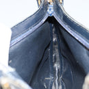 Christian Dior Trotter Canvas Shoulder Bag Navy Auth 147154-20