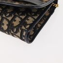 Christian Dior Trotter Canvas Chain Shoulder Bag Navy Auth 147156-14