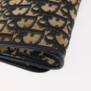 Christian Dior Trotter Canvas Chain Shoulder Bag Navy Auth 147156-15