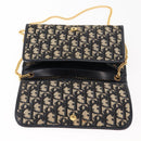 Christian Dior Trotter Canvas Chain Shoulder Bag Navy Auth 147156-10