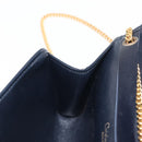 Christian Dior Trotter Canvas Chain Shoulder Bag Navy Auth 147156-18
