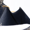 Christian Dior Trotter Canvas Chain Shoulder Bag Navy Auth 147156-19