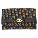Christian Dior Trotter Canvas Chain Shoulder Bag Navy Auth 147156-13