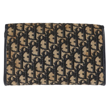 Christian Dior Trotter Canvas Chain Shoulder Bag Navy Auth 147156 - 0