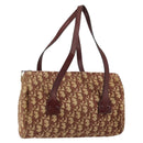 Christian Dior Trotter Canvas Hand Bag Red Auth 147157-1