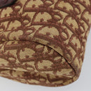 Christian Dior Trotter Canvas Hand Bag Red Auth 147157-12