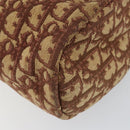 Christian Dior Trotter Canvas Hand Bag Red Auth 147157-13