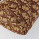 Christian Dior Trotter Canvas Hand Bag Red Auth 147157-14