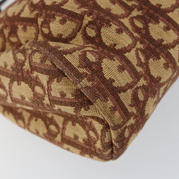 Christian Dior Trotter Canvas Hand Bag Red Auth 147157