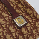 Christian Dior Trotter Canvas Hand Bag Red Auth 147157-15
