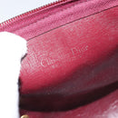 Christian Dior Trotter Canvas Hand Bag Red Auth 147157-17