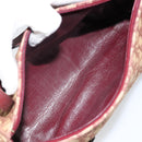 Christian Dior Trotter Canvas Hand Bag Red Auth 147157-18