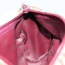 Christian Dior Trotter Canvas Hand Bag Red Auth 147157-19