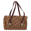 Christian Dior Trotter Canvas Hand Bag Red Auth 147157-3