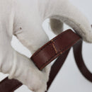 Christian Dior Trotter Canvas Hand Bag Red Auth 147157-9