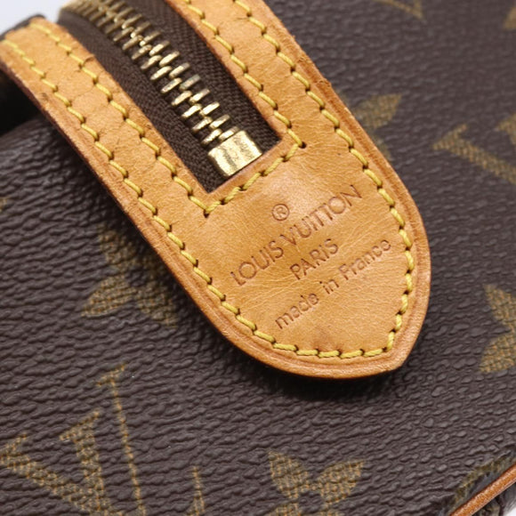 LOUIS VUITTON Monogram Trousse Patte Pression Cosmetic Pouch M47636 Auth 147161