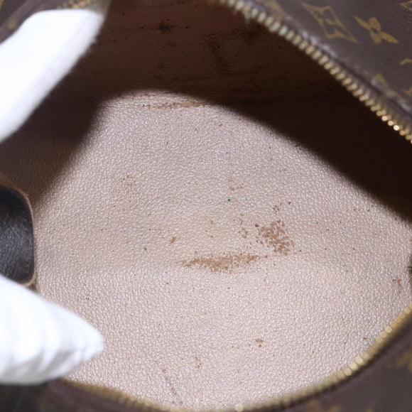 LOUIS VUITTON Monogram Trousse Patte Pression Cosmetic Pouch M47636 Auth 147161