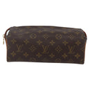 LOUIS VUITTON Monogram Trousse Patte Pression Cosmetic Pouch M47636 Auth 147161-13
