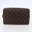 LOUIS VUITTON Monogram Trousse Patte Pression Cosmetic Pouch M47636 Auth 147161-6