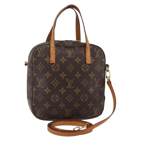 LOUIS VUITTON Monogram Spontini Hand Bag M47500 LV Auth 147162