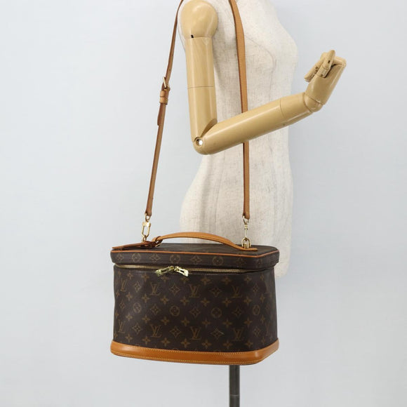 LOUIS VUITTON Monogram Nice Handtas M47280 LV Auth 147166