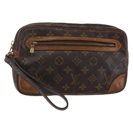 LOUIS VUITTON Monogram Marly Dragonne GM Clutch Bag M51825 LV Auth 147168
