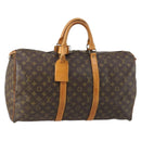 LOUIS VUITTON Monogram Keepall 50 Boston Bag M41426 LV Auth 147180-1
