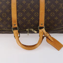LOUIS VUITTON Monogram Keepall 55 Boston Bag M41424 LV Auth 147182-7