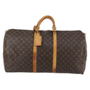 LOUIS VUITTON Monogram Keepall 60 Boston Bag M41422 LV Auth 147183-13